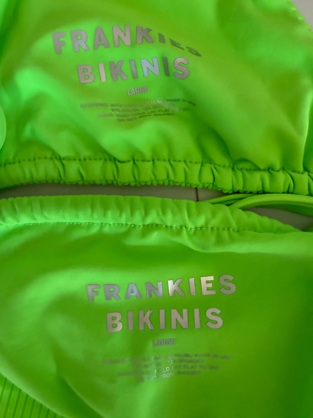 Frankies Bikini's Triangle top and Tie side Bottom 